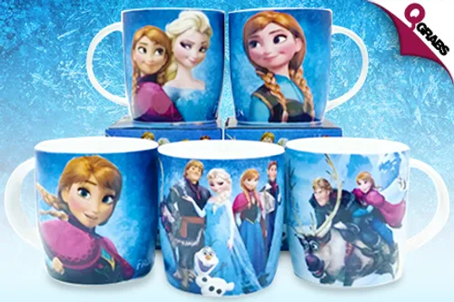 For QR19 Drink with Your Favorite Characters with Frozen-Themed Ceramic Mugs - Choose from 5 Cool Designs! (QR35 Value)